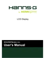 Preview for 1 page of Hanns.G HS245HPB User Manual