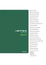 Preview for 1 page of Hanns.G HW173 User Manual