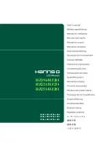 Preview for 1 page of Hanns.G HZ201 User Manual