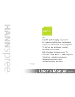 HANNspree 19EU User Manual предпросмотр