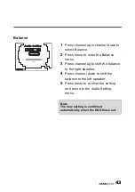 Предварительный просмотр 44 страницы HANNspree 9.6" Liquid Crystal Display 12.1" Television User Manual