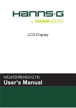 HANNspree HANNS.G HE247DPB User Manual preview