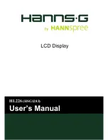 Предварительный просмотр 1 страницы HANNspree Hanns-G HL226 User Manual