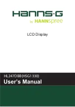 HANNspree HANNS.G HL247DBB User Manual предпросмотр