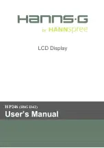 Предварительный просмотр 1 страницы HANNspree HANNS-G HP246 User Manual