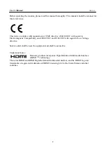 Предварительный просмотр 2 страницы HANNspree HANNS-G HQ271 User Manual