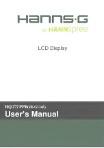 HANNspree HANNS.G HQ272PPB User Manual предпросмотр