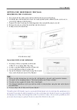 Предварительный просмотр 9 страницы HANNspree HANNS-G HU282PPS User Manual