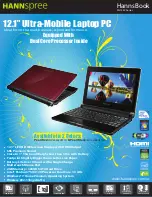 HANNspree HannsBook SN12E23BUP212 Technical Specifications предпросмотр