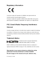 Preview for 4 page of HANNspree HANNSpad SN10T1 Series User Manual