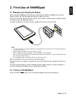 Предварительный просмотр 8 страницы HANNspree HANNspad SN70T3 User Manual