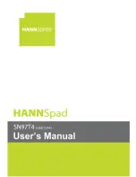 HANNspree HANNSpad SN97T4 User Manual preview