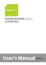 Preview for 1 page of HANNspree HC270HCB User Manual