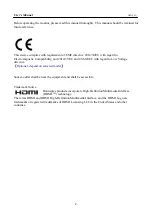 Предварительный просмотр 2 страницы HANNspree HC281UPB User Manual