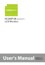 HANNspree HC284PUB User Manual предпросмотр