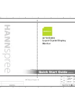 HANNspree HF-229HPB Quick Start Manual preview
