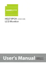 Preview for 1 page of HANNspree HG270PCH User Manual