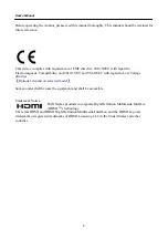 Предварительный просмотр 2 страницы HANNspree HL161CGB User Manual