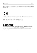 Предварительный просмотр 2 страницы HANNspree HP246PFB User Manual