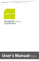 HANNspree HX194HPB User Manual предпросмотр