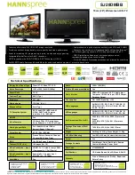 HANNspree SJ28DMBB Quick Manual preview