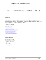 HANNspree ST42DMSB Service Manual preview