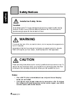 Preview for 4 page of HANNspree Xv-S ST251MAB User Manual