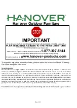 Hanover 2202-TTSL Owner'S Manual preview