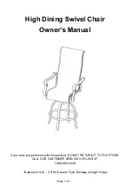 Предварительный просмотр 8 страницы Hanover 2410391 Owner'S Manual