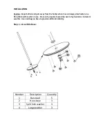 Preview for 4 page of Hanover 9711021 Assembly & Operating Instructions