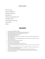 Preview for 3 page of Hanover 9810423 Assembly  & Care Manual