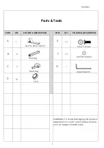 Preview for 4 page of Hanover FLA00102B-3 Assembly Instructions