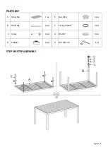 Preview for 3 page of Hanover GLAQ-37627-731KD Assembly Instructions