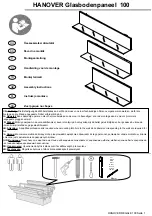 Hanover Glasbodenpaneel 100 Assembly Instructions Manual preview