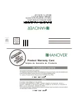 Предварительный просмотр 3 страницы Hanover HANAD50A Owner'S Manual