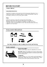 Preview for 3 page of Hanover HANGHMN-4NAT Assembly Instruction Manual