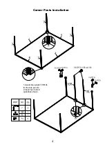 Предварительный просмотр 9 страницы Hanover HANGRNHS6X6-NAT Assembly Instructions Manual