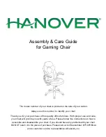 Preview for 1 page of Hanover HGC0117 Assembly  & Care Manual