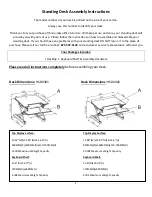 Preview for 2 page of Hanover HSD0402 Assembly And Care Manual