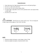 Preview for 3 page of Hanover HSD0402 Assembly And Care Manual