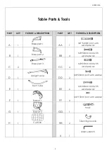 Preview for 4 page of Hanover ISLAEGG-BRN Assembly Instructions Manual