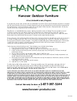 Preview for 2 page of Hanover LAVALLETTE7PC Owner'S Manual