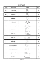 Preview for 7 page of Hanover Loveseat Owner'S Manual