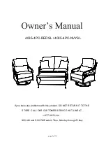 Hanover Madrid 4035-4PC-NVYSL Owner'S Manual preview