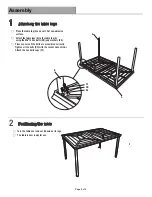 Preview for 6 page of Hanover MCLRDN7PCSQSW6-TAN Quick Start Manual