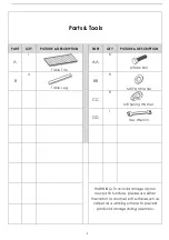 Preview for 3 page of Hanover NAPDNS7PC-GRY Assembly Instructions Manual