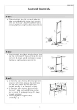 Предварительный просмотр 7 страницы Hanover NAPLES4PC-WN Assembly Instructions Manual