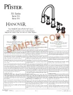 Preview for 1 page of Hanover Pfister 531 Series Quick Start Manual