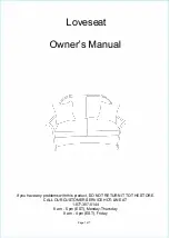 Preview for 4 page of Hanover Sun Porch SUNPRCH4PC-TAN Manual