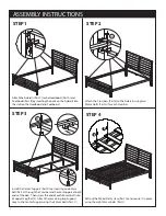 Preview for 2 page of Hanover Tiffany Platform Bed Manual